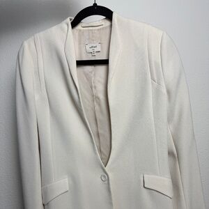 Aritzia Collarless Blazer
